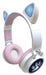LEXIBOOK, Auriculares inalámbricos Recargables 2 en 1 con Luces, Sonido estéreo, Inalámbrico con Cable, Plegable, Ajustable, Luces LED, HPBTKT
