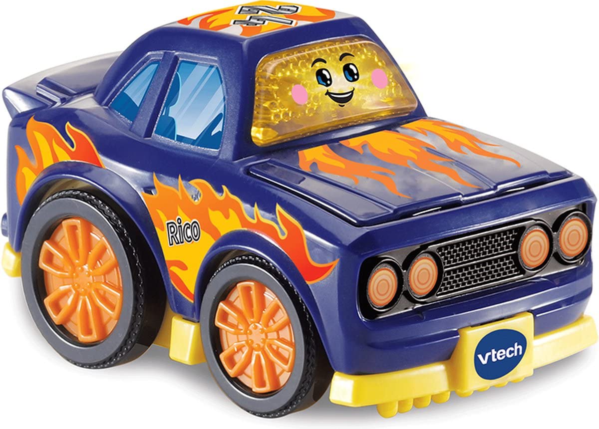 VTech - VTech Toet Auto's Rood Rico Racen Auto met Licht en Geluid Effecten - 1 Stuk