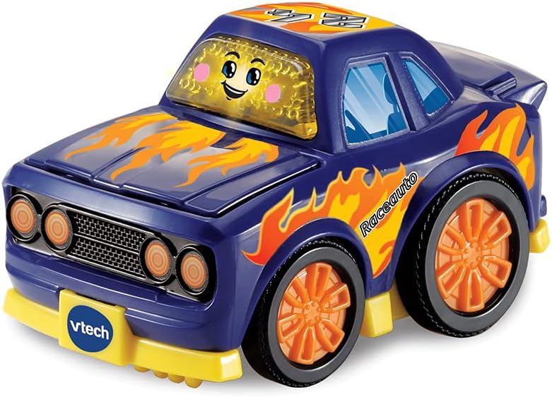 VTech - VTech Toet Auto's Rood Rico Racen Auto met Licht en Geluid Effecten - 1 Stuk