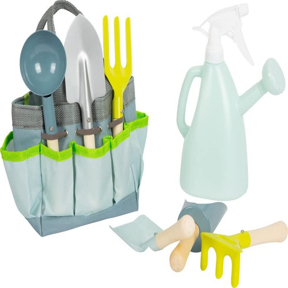 Small Foot Bag Tools Made of Wood & Metal, Garden Toys for Kids Aged 3+ Years, 12388 Garden bag