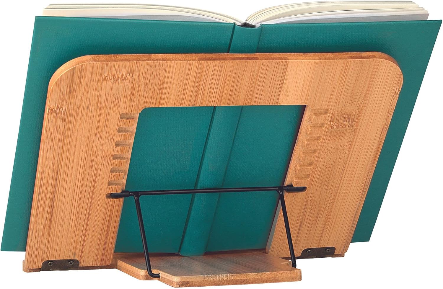 moses Bamboo Book Stand Natural