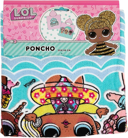 Aymax Poncho avec capuche - Poupées LOL Surprise dans l'eau