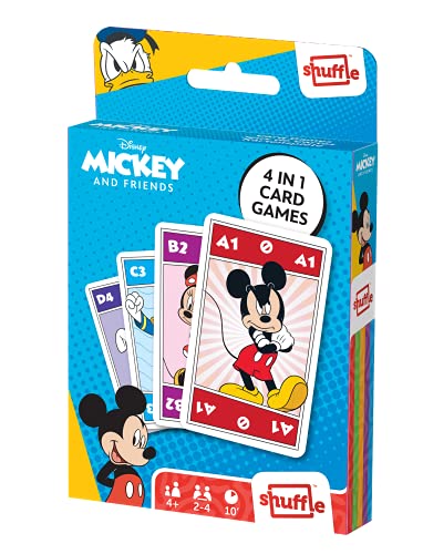 divers - Shuffle Kaartspel 4in1 Mickey & Friends