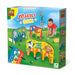 SES Creative- Juego de canicas - Arcos de Madera, Color Blanco. (02301