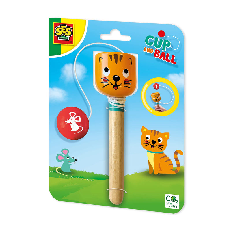 SES Creative- Lanza y atrapa la Pelota - Gato (02303