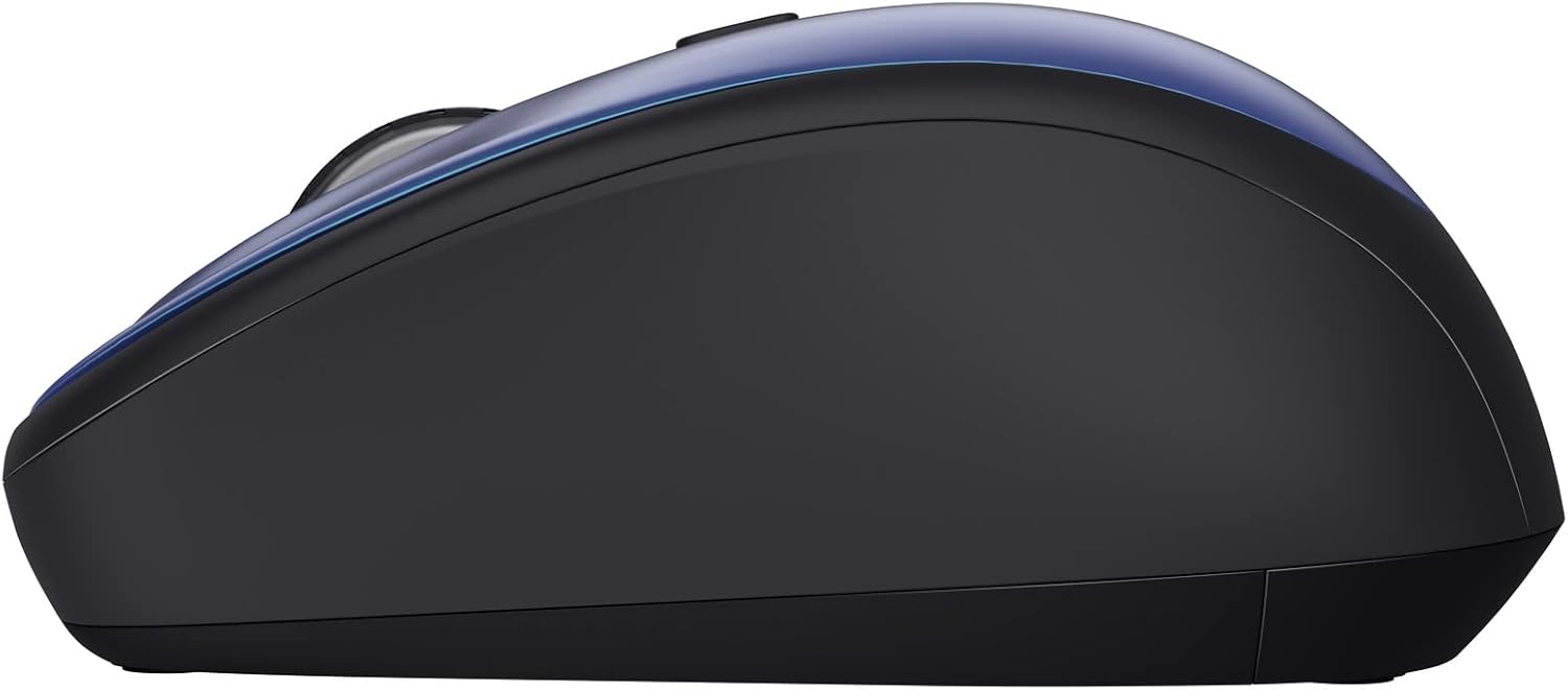 Trust Yvi+ Silent Wireless Mouse, Sustainable Design, 800-1600 DPI, For Left and Right Hand Users, Storable USB Micro Receiver, Quiet Compact Computer Mouse for PC, Laptop, Mac, Home Office