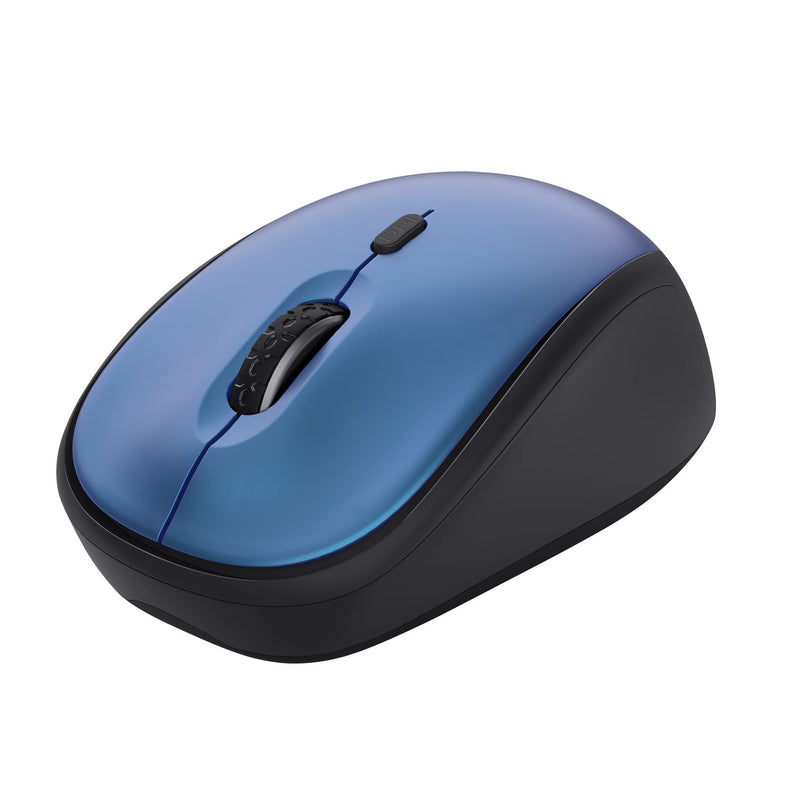 Trust Yvi+ Silent Wireless Mouse, Sustainable Design, 800-1600 DPI, For Left and Right Hand Users, Storable USB Micro Receiver, Quiet Compact Computer Mouse for PC, Laptop, Mac, Home Office