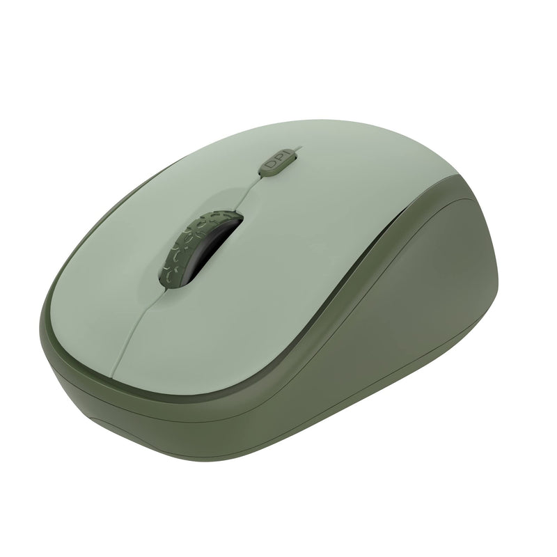 Trust Yvi+ Silent Wireless Mouse, Sustainable Design, 800-1600 DPI, For Left and Right Hand Users, Storable USB Micro Receiver, Quiet Compact Computer Mouse for PC, Laptop, Mac, Home Office