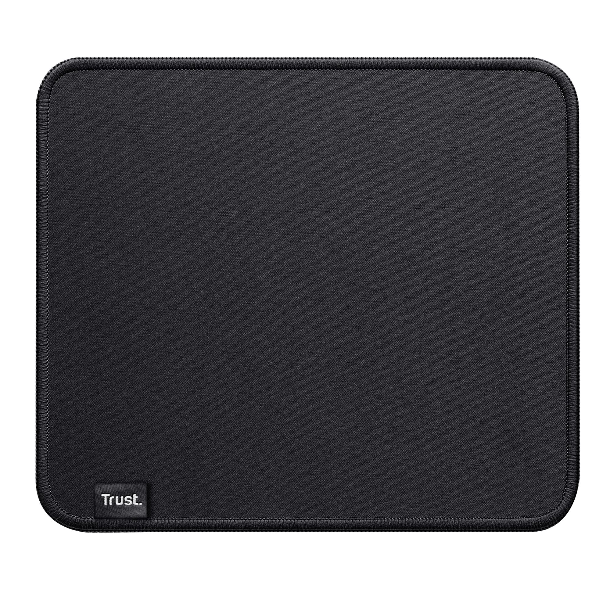 Trust Boye Mouse Pad, Sustainable Design, Rubber Anti-slip Bottom, 250 x 210 x 3mm, Mouse Mat with Stitched Edge, Machine Washable, Office Mouse Pad for Work, Home Office