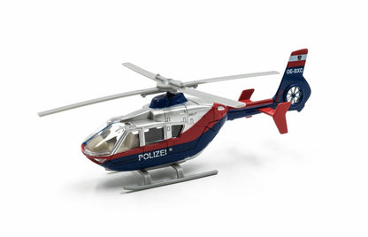 Jaegerndorfer JaegerndorferJC1102 Austrian Police Helicopter, 1:50 Scale, Red/Blue, Multi-Color