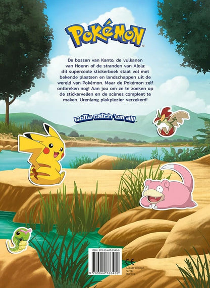 Pokémon Super Stickerpret: Van Kanto tot Galar : plak de juiste Pokémon in elk panorama!