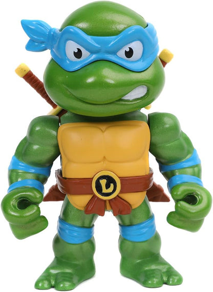 TEENAGE MUTANT NINJA TURTLES 4" LEONARDO DIE-CAST COLLECTOR FIGURE