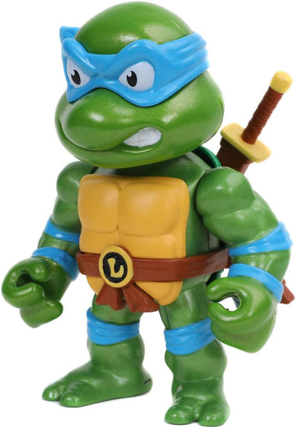 TEENAGE MUTANT NINJA TURTLES 4" LEONARDO DIE-CAST COLLECTOR FIGURE