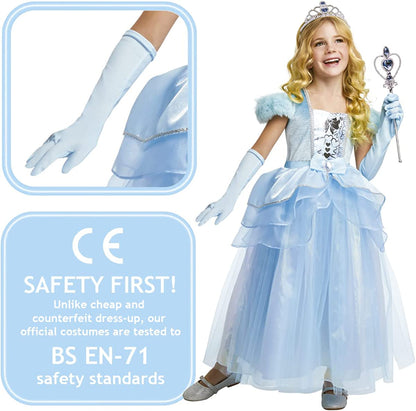 Rubie's 301629-L Blue Princess Inf Costume Princesa, Azul, L (7-8 AÑOS