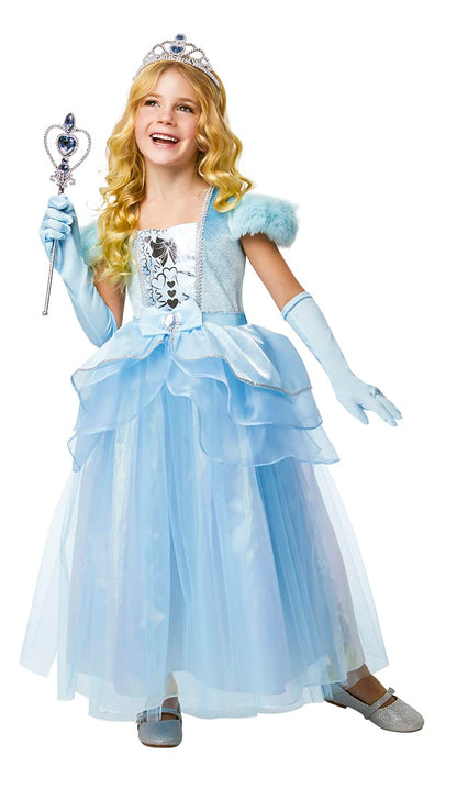 Rubie's 301629-L Blue Princess Inf Costume Princesa, Azul, L (7-8 AÑOS