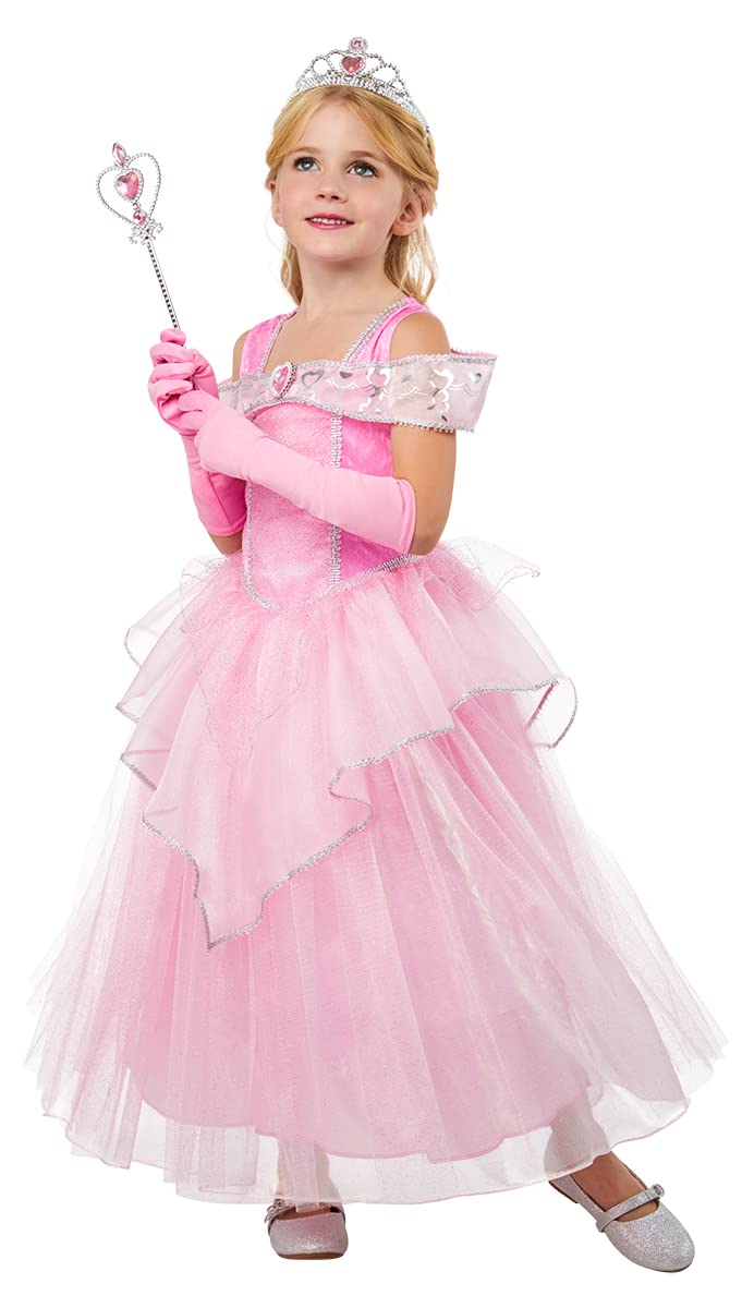 Rubie's 301630-L Pink Princess Inf Costume Princesa, blue, L (7-8 AÑOS