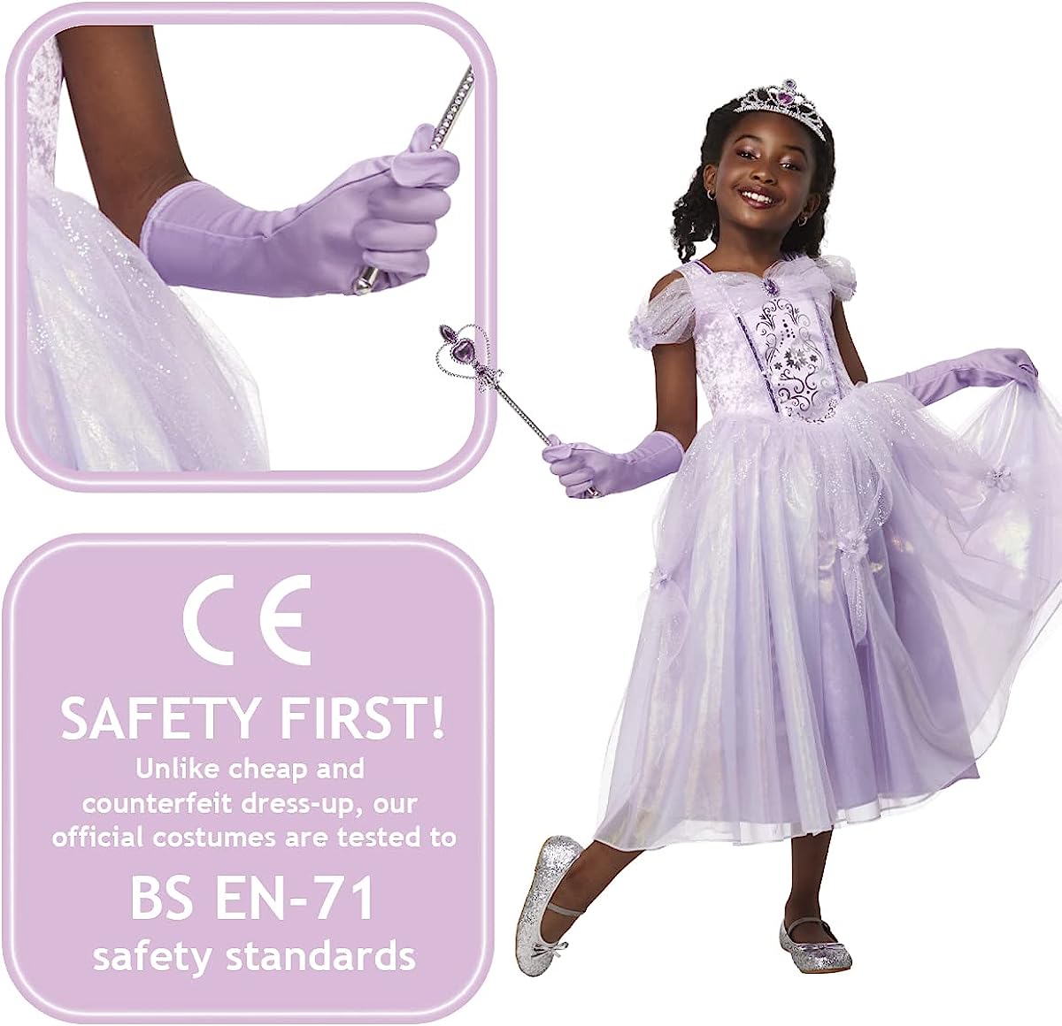 Forum Purple Princess Costume, Kids Fancy Dress
