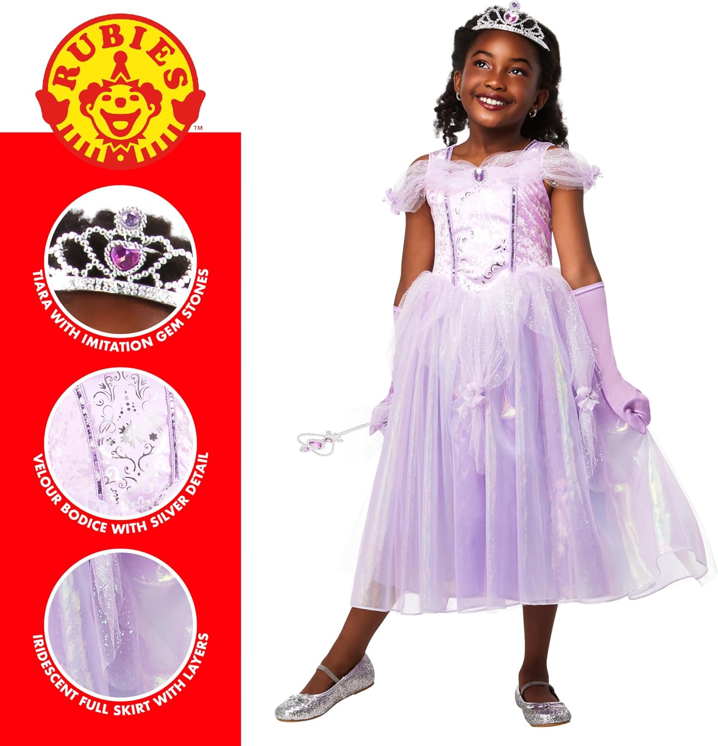 Forum Purple Princess Costume, Kids Fancy Dress