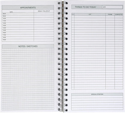 Pukka Pad, Recycled Things To Do Today Note Pad – Pack of 3 Wirebound Notebooks with 115 Sheets of 80GSM FSC Recycled Paper with Perforation