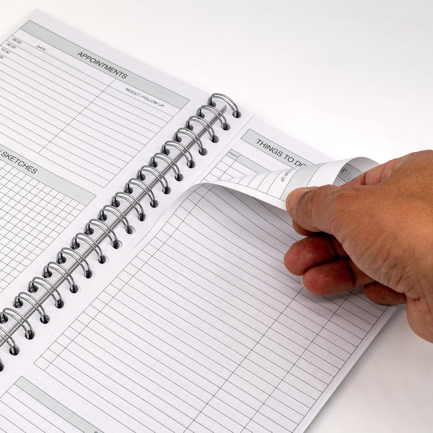Pukka Pad, Recycled Things To Do Today Note Pad – Pack of 3 Wirebound Notebooks with 115 Sheets of 80GSM FSC Recycled Paper with Perforation