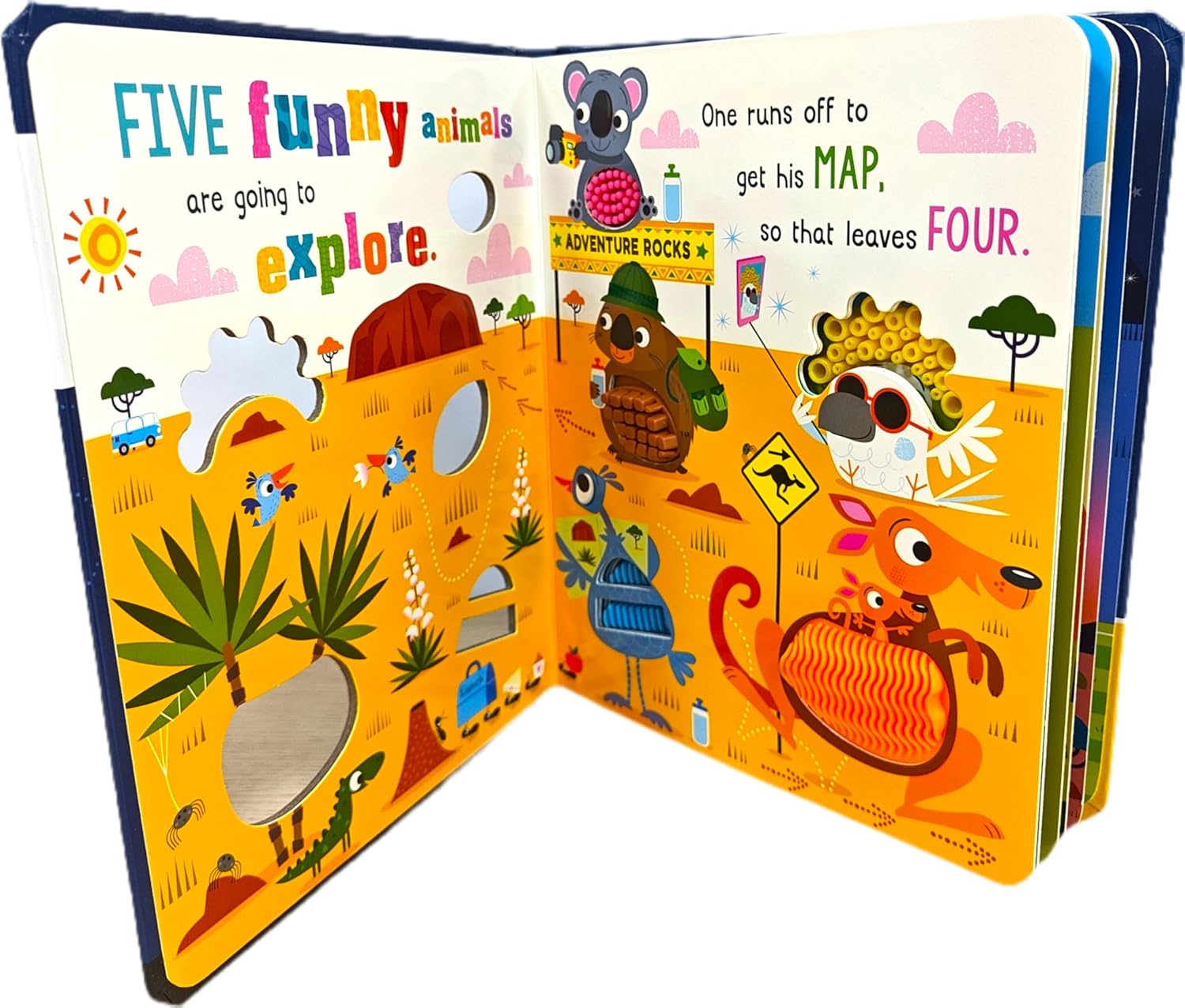 Never Touch the Funny Animals (Touch and Feel Board Book