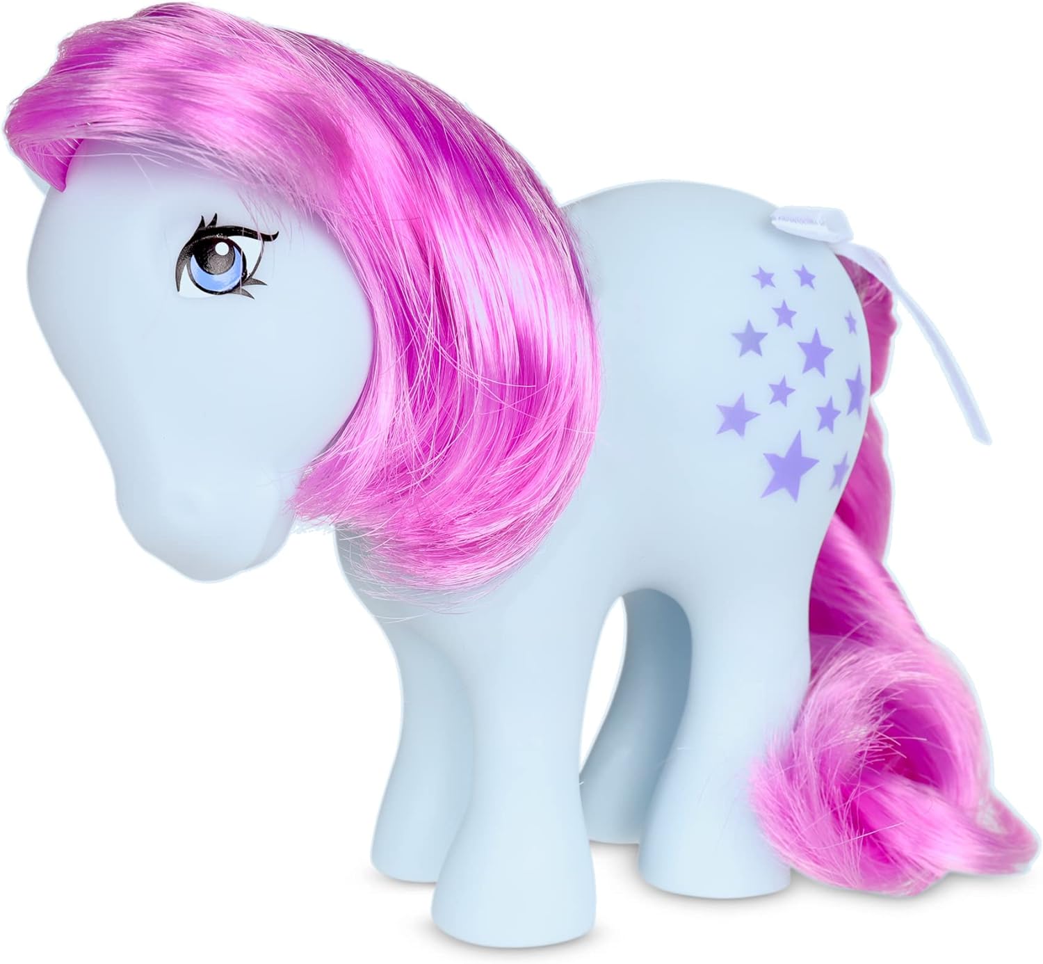 My Little Pony | Blue Belle Classic Pony | Retro Horse Gifts for Girls and Boys, Collectable Vintage Horse Toys for Kids, Unicorn Toys for Boys and Girls Ages 4+ | Basic Fun 35322