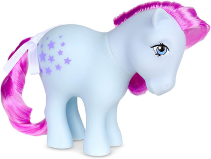 My Little Pony | Blue Belle Classic Pony | Retro Horse Gifts for Girls and Boys, Collectable Vintage Horse Toys for Kids, Unicorn Toys for Boys and Girls Ages 4+ | Basic Fun 35322