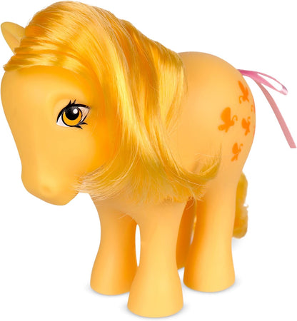 My Little Pony | Butterscotch Classic Pony | Retro Horse Gifts for Girls and Boys, Collectable Vintage Horse Toys for Kids, Unicorn Toys for Boys and Girls Ages 4+ | Basic Fun 35323