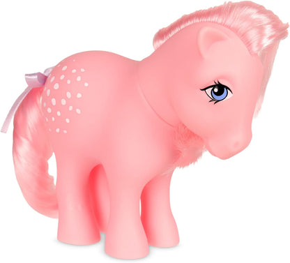 My Little Pony | Cotton Candy Classic Pony | Retro Horse Gifts for Girls and Boys, Collectable Vintage Horse Toys for Kids, Unicorn Toys for Boys and Girls Ages 4+ | Basic Fun 35324