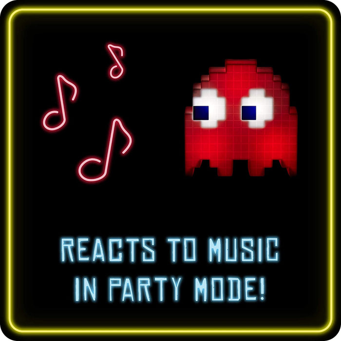 Pac-Man Ghost Light with Color Phasing Modes, Colors Change to Music, USB Powered Single