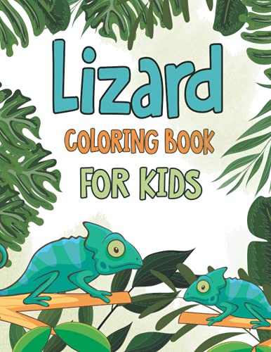 Lizard Coloring Book for Kids