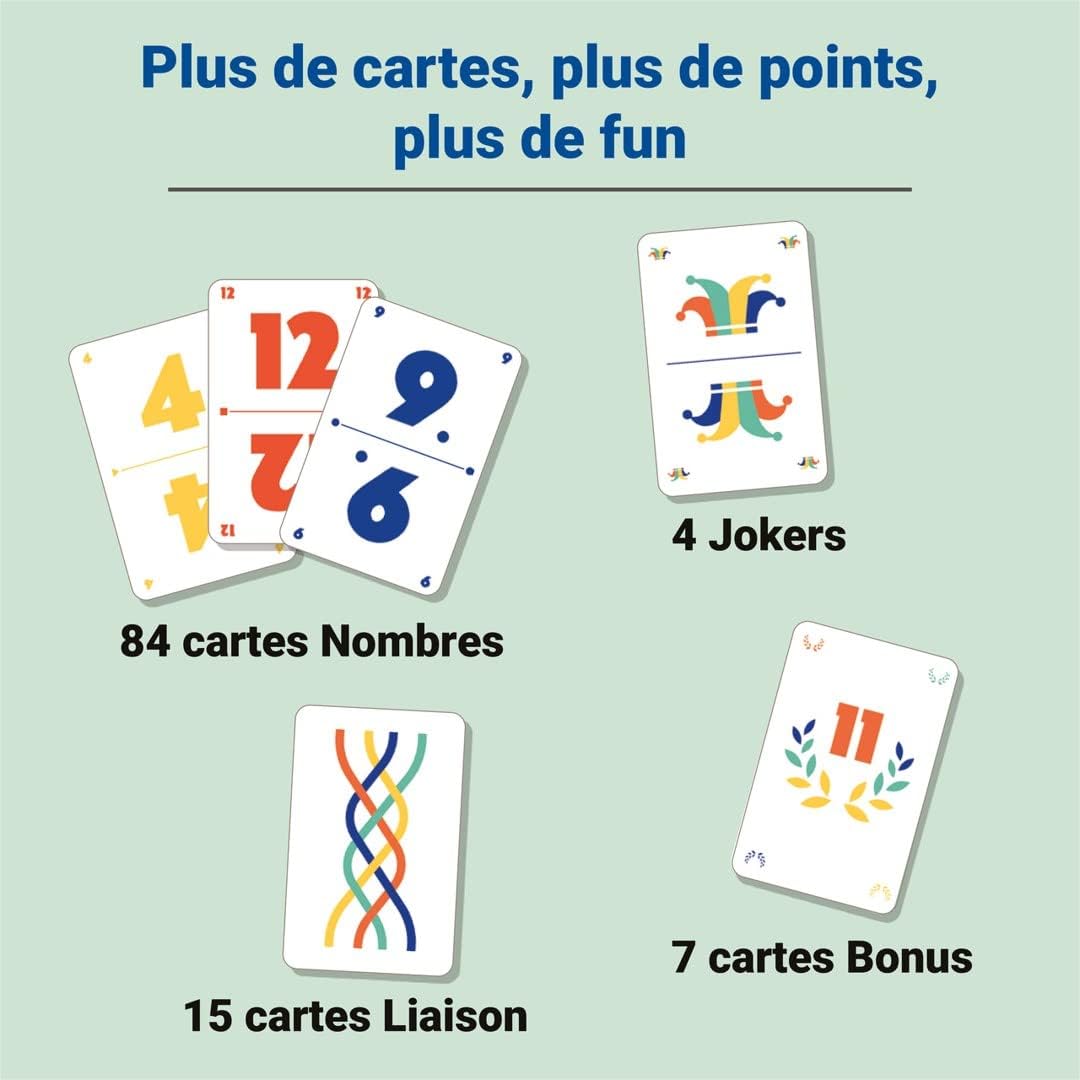 Ravensburger - Elevens – Gesellschaftsspiel Familie – Klassisches Kartenspiel – 2 bis 6 Spieler ab 8 Jahren – 20952 – französische Version