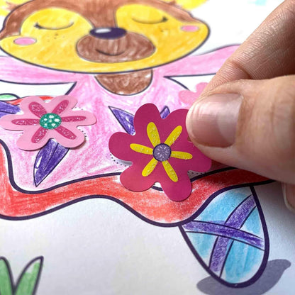 SES CREATIVE - Activity Colouring Book - Glitter 3 in 1 - (S00117