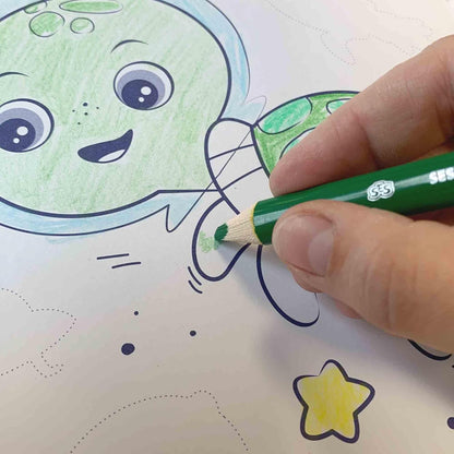 SES CREATIVE - Activity Colouring Book - Glowing 3 in 1 - (S00118