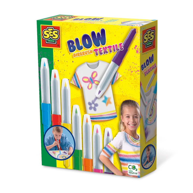 SES Creative 00281 281 Blow airbrush Pens-Textil, 1 stück (1er Pack