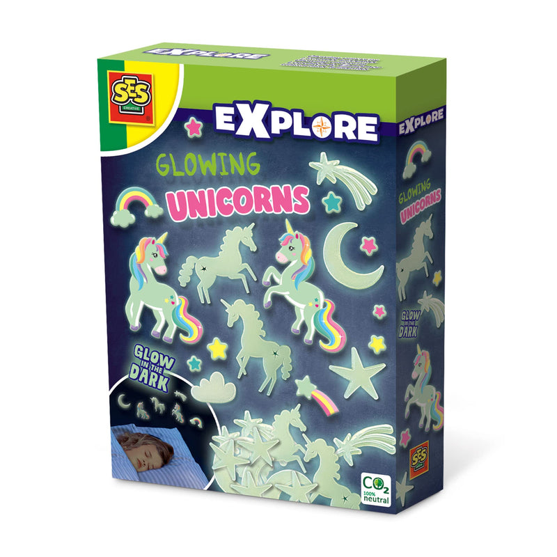 SES Creative- Unicornios Brillantes, Multicolor, Small (25128
