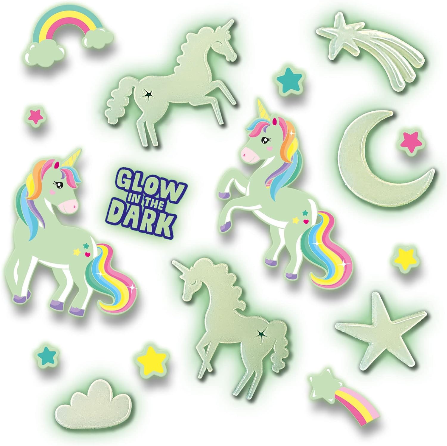 SES Creative- Unicornios Brillantes, Multicolor, Small (25128