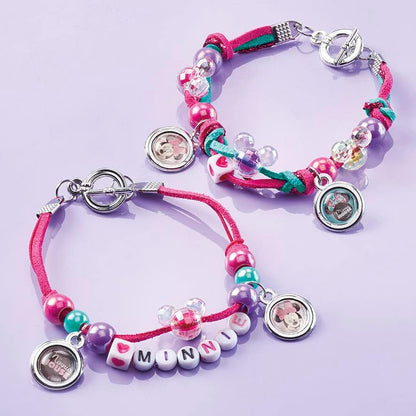 Totum Minnie Mouse Charm Bracelet Kit, Pink, Medium