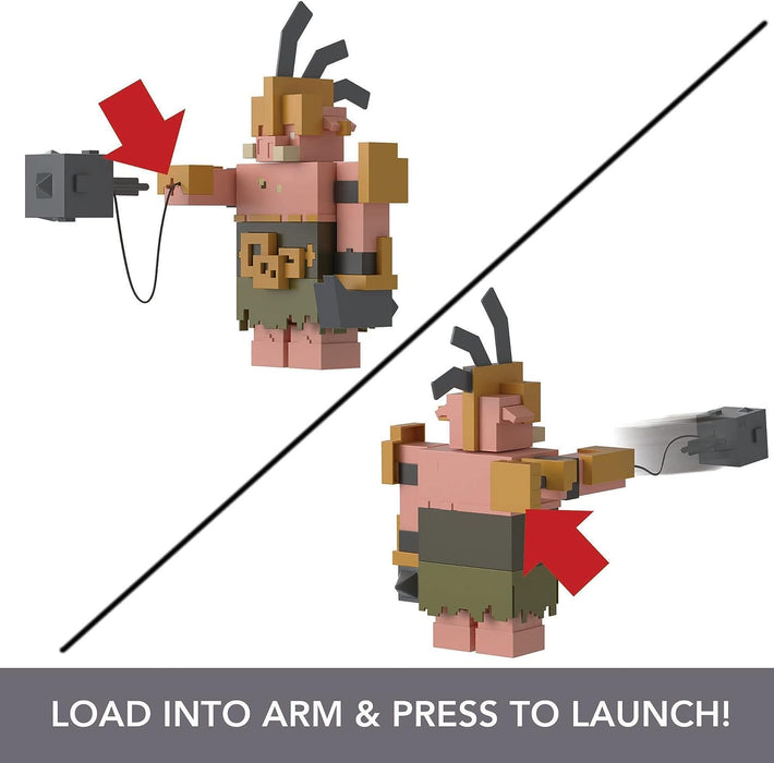 Mattel Minecraft Legends Super Jefe Figura de acción grande, juguete +6 años (GYR77)