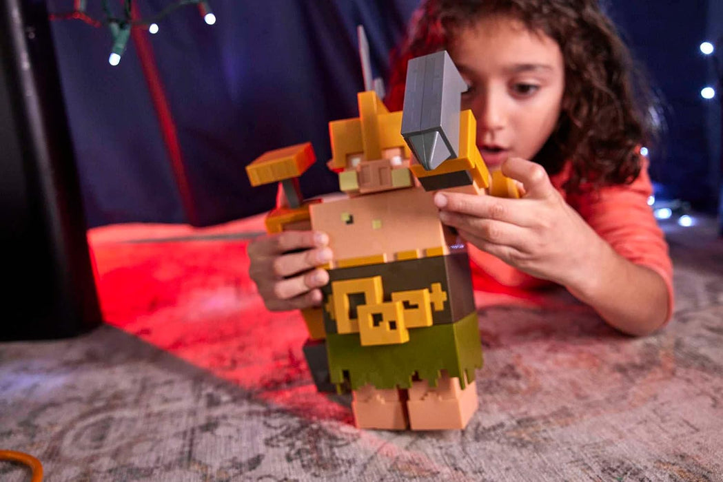 Mattel Minecraft Legends Super Jefe Figura de acción grande, juguete +6 años (GYR77)