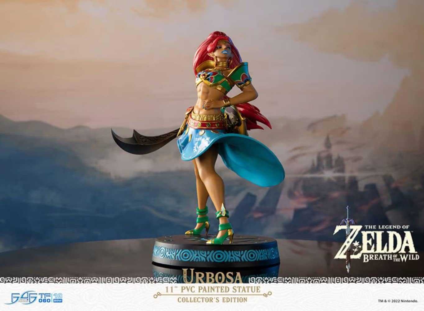 First4Figures BOTWUC Legend of Zelda Urbosa PVC Figurine, Schwarz