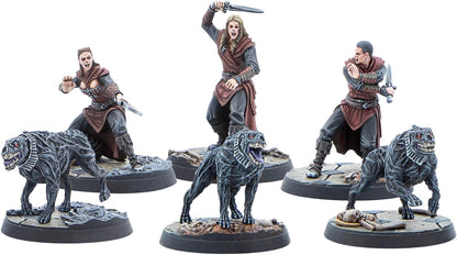 Modiphius: The Elder Scrolls: Call to Arms - Vampire Fledglings - 6 Figure Resin Expansion, Chapter 3, Unpainted, 32mm RPG Miniatures w/ Scenic Bases