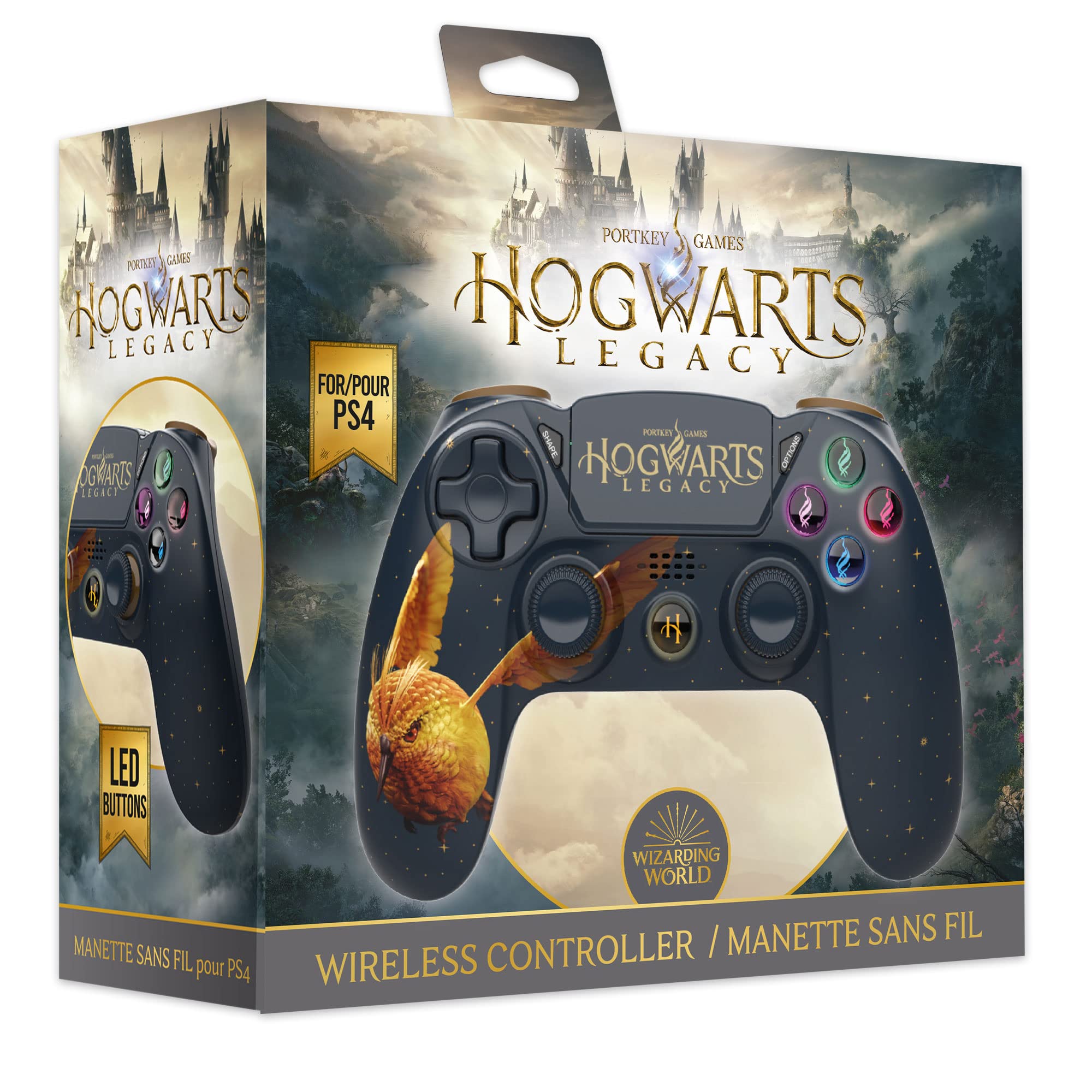 Freaks and Geeks TI Harry Potter: Hogwarts Legacy PS4 Wireless Controller (Golden Snidget) /PS4