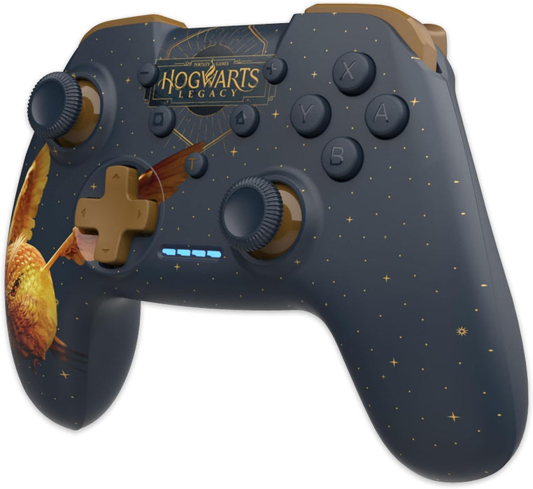 Freaks And Geeks Wizarding World Harry Potter Hogwarts Legacy, 299282, Wireless Controller for Nintendo Switch, Switch Oled, and PC, Golden Snidget