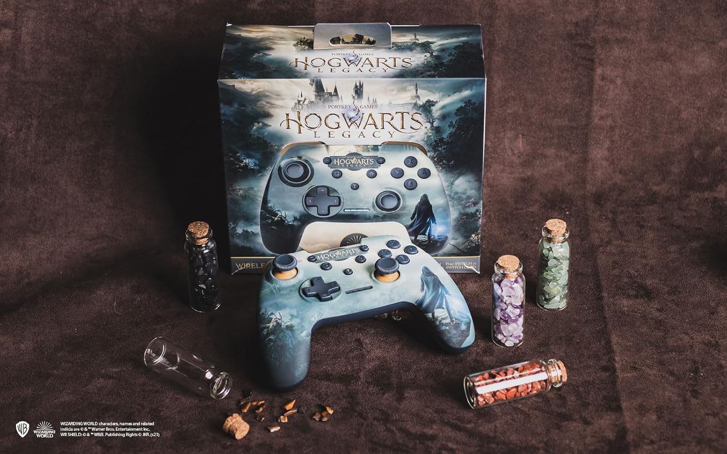Wizarding World, Hogwarts Legacy, Wireless Bluetooth Controller for Nintendo Switch and PC