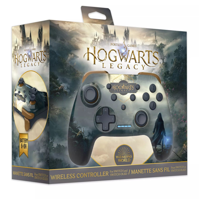 Wizarding World, Hogwarts Legacy, Wireless Bluetooth Controller for Nintendo Switch and PC