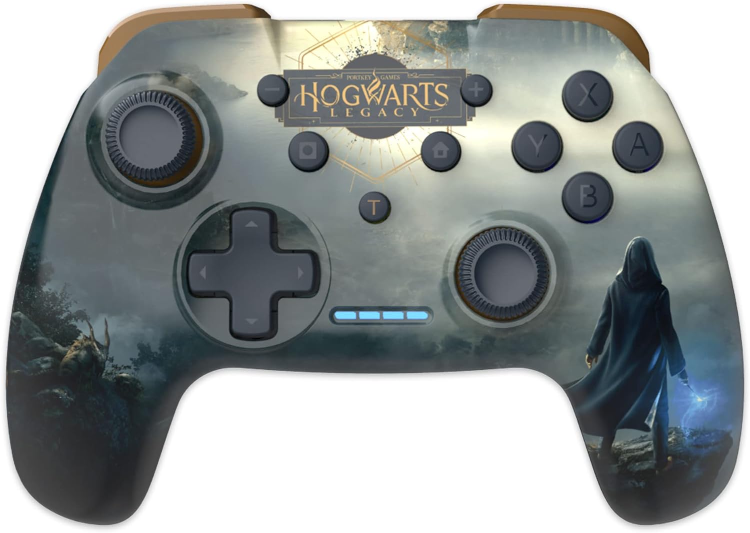 Wizarding World, Hogwarts Legacy, Wireless Bluetooth Controller for Nintendo Switch and PC