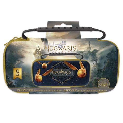 Freaks And Geeks Wizarding World Harry Potter Hogwarts Legacy, 299281d, XL Case for Nintendo Switch, Switch Oled, Golden Snidget