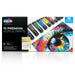 Zieler Premium Acrylic Paint Set (10 Tubes – 38ml - Essential Colours) Ideal for Paper, Canvas, Wood, Ceramic, Fabric & Crafts. Vibrant Colours & Rich Pigments 10 x 38ml Tubes