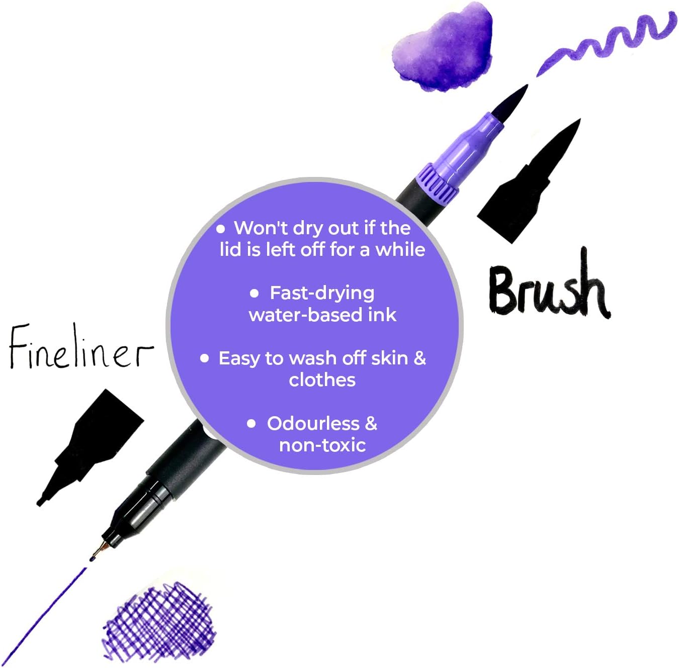 Zieler - Duo Brush+Fineliner (609292256)